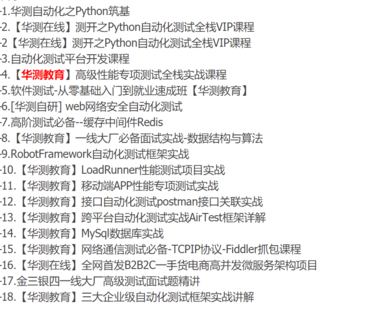 【IT2區(qū)上新課程】009.【華測教育】年薪50W-高級測試開發(fā)全棧系列課插圖