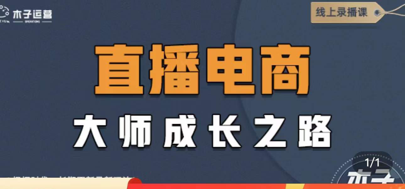 直播電商高手成長(zhǎng)之路,教你成為直播電商大師網(wǎng)盤(pán)分享插圖