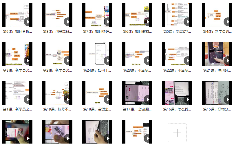 大鑫好物分享高階實操課，好物分享帶貨實操網盤分享插圖1