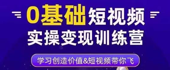 薛輝?0基礎(chǔ)短視頻實(shí)操變現(xiàn)訓(xùn)練營(yíng)，3大體系成就百萬(wàn)大V百度網(wǎng)盤(pán)插圖