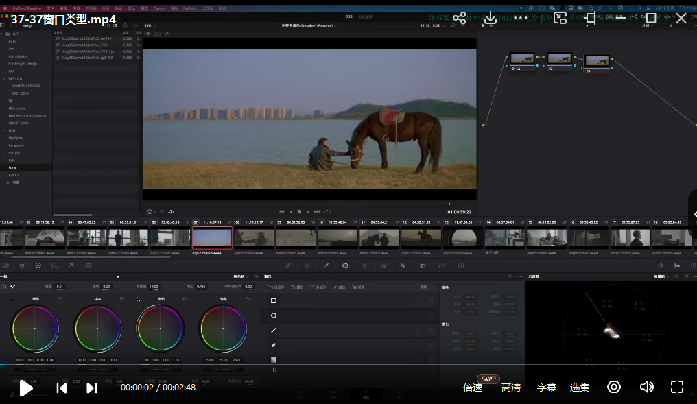 舞光弄影達芬奇調(diào)色教學(xué)DaVinci Resolve17速成教學(xué)大師指南課百度網(wǎng)盤插圖2