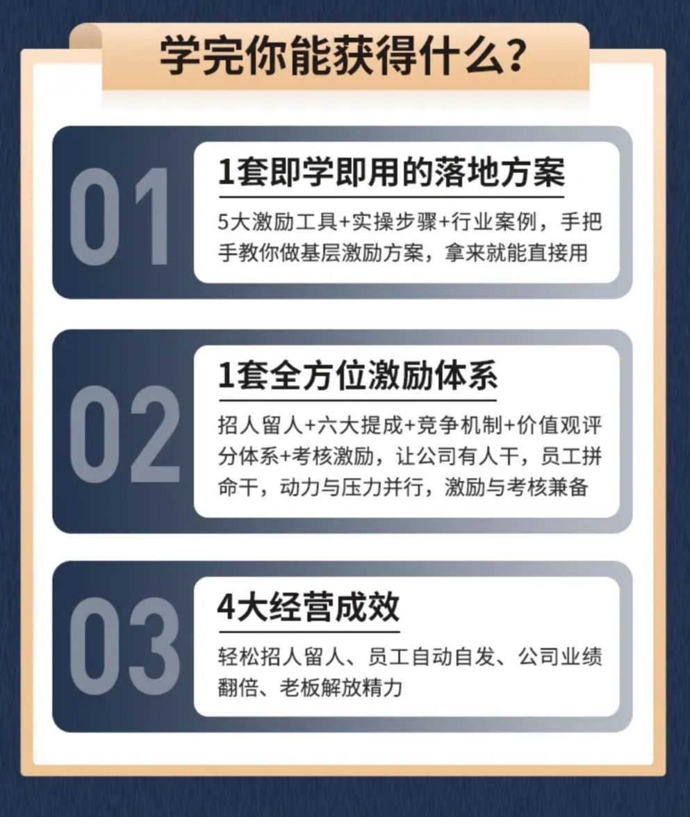 聂利利《基层激励工具课》别让员工惰怠成为企业最大的浪费百度网盘插图2