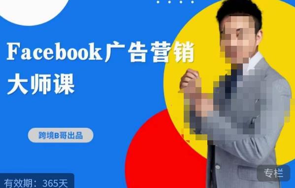 跨境b哥?2023Facebook廣告營銷大師課，挖掘廣告商機尋找精準客戶百度網盤插圖