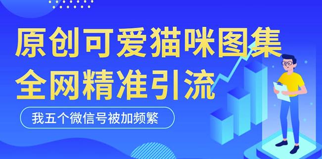 黑科技純原創(chuàng)可愛貓咪圖片，全網(wǎng)精準引流，實操5個VX號被加頻繁百度網(wǎng)盤插圖