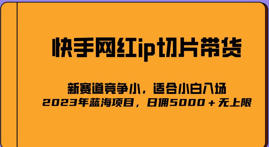 2023爆火的快手網(wǎng)紅IP切片，日傭5000＋二驢獨(dú)家授權(quán)藍(lán)海項(xiàng)目百度網(wǎng)盤插圖