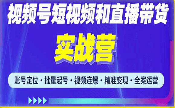 2023年微信視頻號(hào)引流和變現(xiàn)全套運(yùn)營(yíng)實(shí)戰(zhàn)課程，玩轉(zhuǎn)視頻號(hào)短視頻和直播運(yùn)營(yíng)插圖