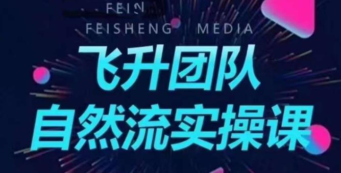 飞升团队自然流实操课，抖音半无人起号主播间搭建教学百度网盘插图