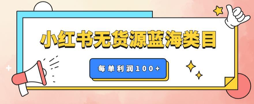 小紅書無貨源做藍(lán)海類目副業(yè)單月過萬百度網(wǎng)盤插圖