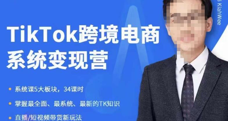 嘉偉5月新課《TiKToK跨境電商變現(xiàn)營(yíng)》跨境電商系統(tǒng)傳授TikTok玩法百度網(wǎng)盤插圖