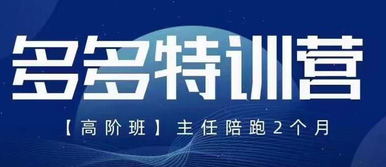 紀(jì)主任?5月多多特訓(xùn)營(yíng)高階班，玩法落地實(shí)操課程百度網(wǎng)盤(pán)插圖