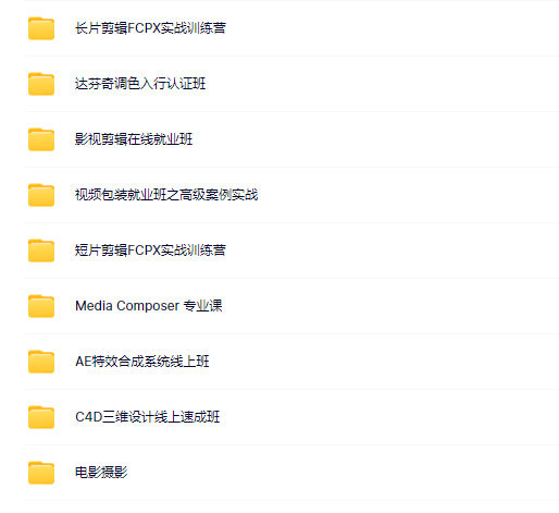影視制作全流程實(shí)戰(zhàn)課程百度網(wǎng)盤插圖1