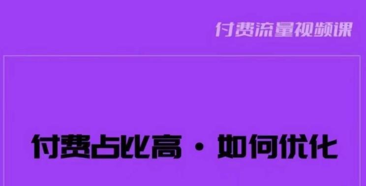 波波付費(fèi)占比高如何優(yōu)化？只講方法高效解決問題百度網(wǎng)盤插圖