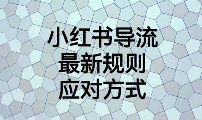 小红书导流最新规则应对方式百度网盘插图