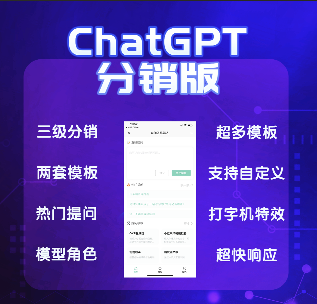 ChatGPT多开分销版系统百度网盘插图