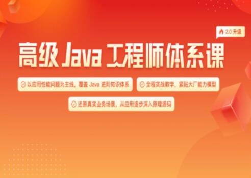 Java極客-高級Java工程師體系課 2.0百度網盤插圖