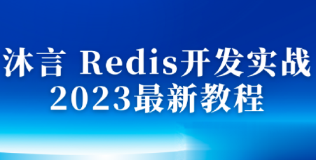 沐言Redis開發(fā)實戰(zhàn)2023最新教程百度網盤插圖