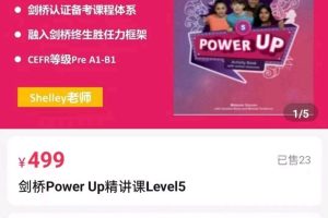 Shelly老師劍橋power up Level5精講課百度網盤插圖