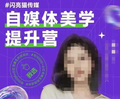 自媒體美學提升營，帶你提升品牌審美調性的博主百度網盤插圖