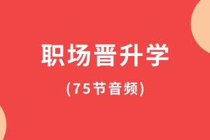 職場晉升學(75節(jié)音頻)百度網(wǎng)盤插圖