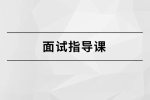 馬式兵-面試指導(dǎo)課百度網(wǎng)盤插圖