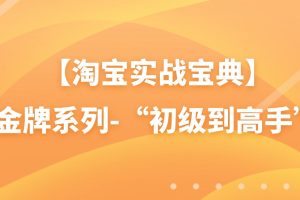 【淘寶實戰(zhàn)寶典】金牌系列-“初級到高手”百度網(wǎng)盤插圖