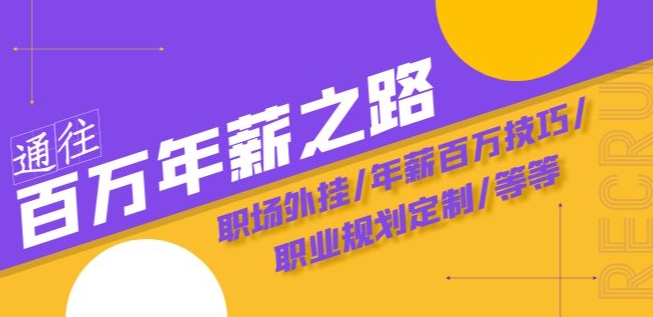 陪跑訓練營：職場外掛/年薪百萬技巧/職業(yè)規(guī)劃定制百度網(wǎng)盤插圖