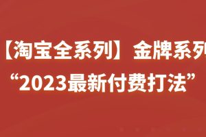 【淘寶付費全系列】金牌系列“2023最新付費打法”百度網(wǎng)盤插圖