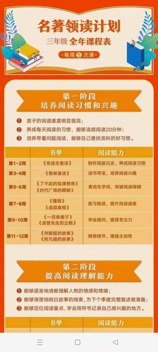 【亲子更新】【更新第10周】泉灵语文 2023名著领读计划【7-9岁】