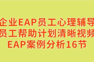 企業(yè)EAP員工心理輔導(dǎo)員工幫助計(jì)劃視頻EAP案例分析16節(jié)插圖