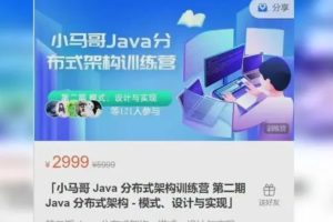 Java架构-小马哥 Java分布式架构训练营第二期百度网盘插图