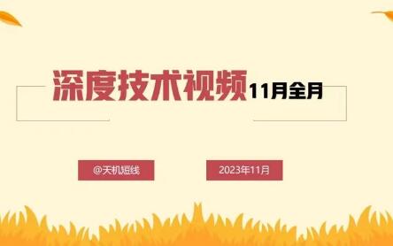 【天机短线】《天机短线深度技术视频11月全月》插图