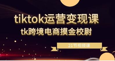 《tiktok运营变现课》tk跨境电商摸金校尉插图