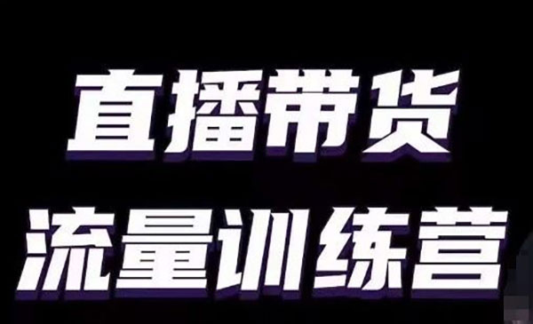 直播帶貨流量訓練營，搞定流量成交插圖