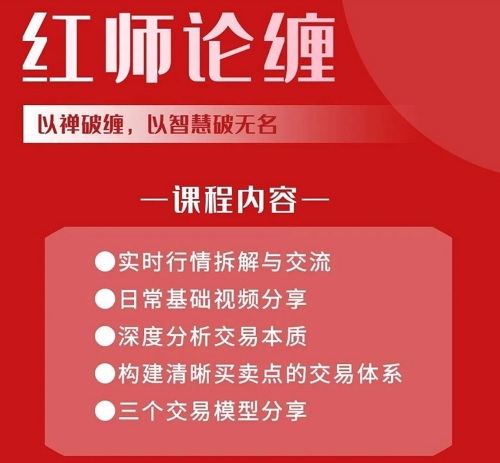 【红师论缠】 红师2024年1月缠论课程以缠破缠，以智慧破无名《第六期》插图