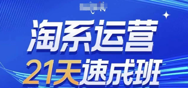 淘系運營21天速成班(更新24年5月)，0基礎(chǔ)搞定淘系運營插圖