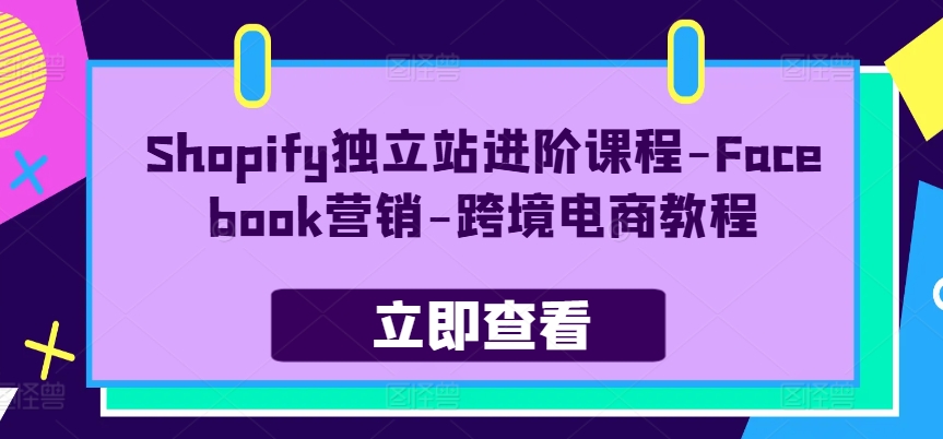 [青蛙學堂]Shopify獨立站進階課程-Facebook營銷-跨境電商教程插圖