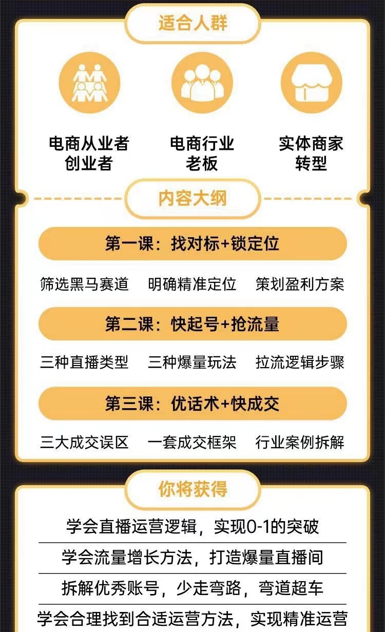 交个朋友2024·直播运营实操营4.0：学会直播运营逻辑，打造爆量直播间，实战精准运营插图1