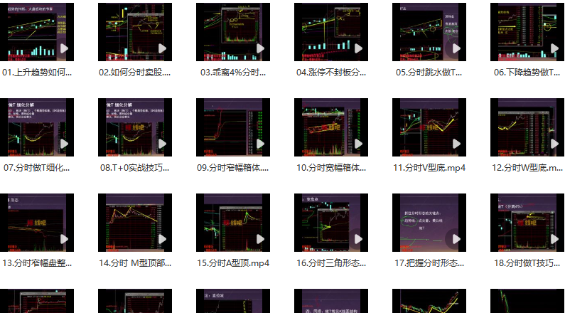 龜股堂《股票T+0實戰秘籍》分時做T技巧 共32集插圖