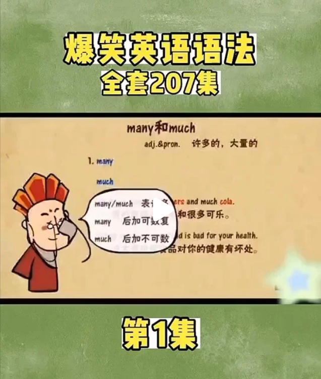 看動(dòng)畫(huà)學(xué)英語(yǔ)語(yǔ)法 LL課堂爆笑語(yǔ)法小學(xué)初中 207個(gè)動(dòng)畫(huà)視頻插圖