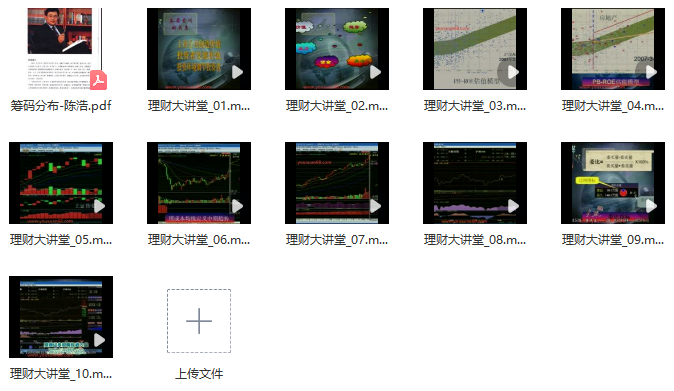 筹码分布理论视频教程共10讲（陈浩）插图