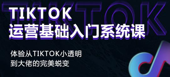 Tiktok运营基础入门系统课程插图